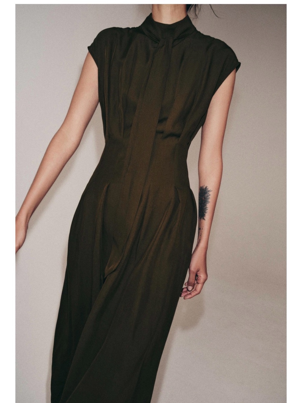 ZW COLLECTION TIED MIDI DRESS - Picture 2 of 7